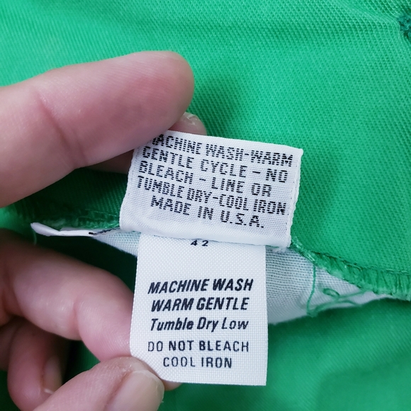 David Smith Green & White Skort Gold Skirt Athletic Wear Women's Size 16 - Picture 6 of 8